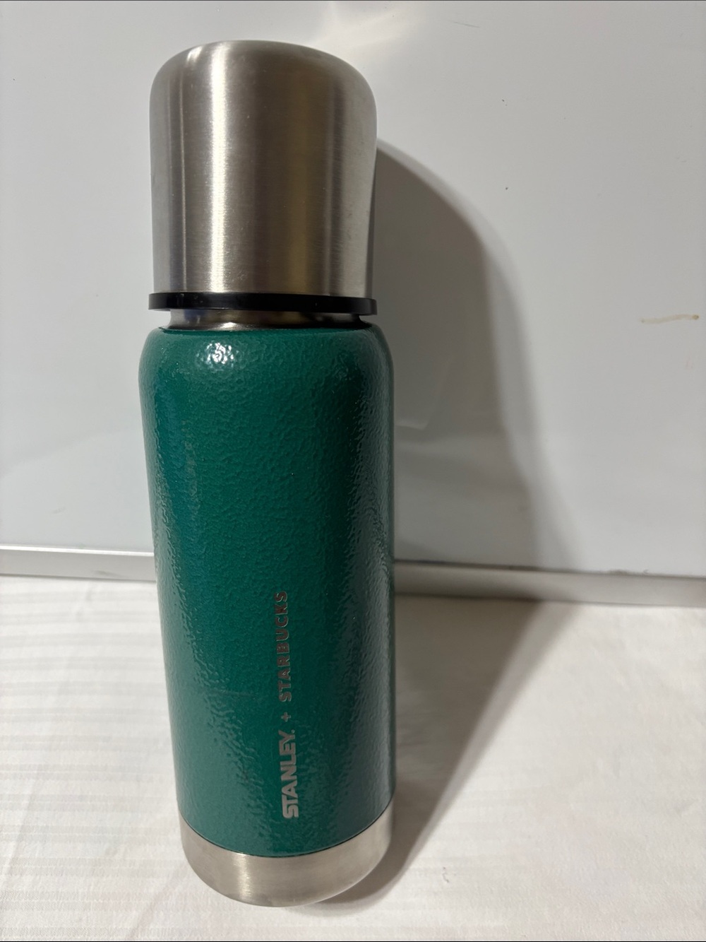 Stanley + Starbucks 17 oz Stainless Steel Green Thermos Bottle. NWT